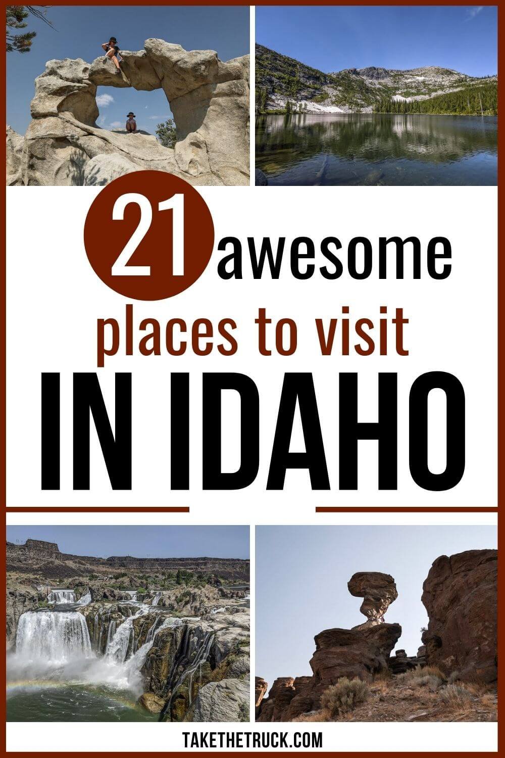 Planning some Idaho travel or an Idaho road trip? This post can help you find the top things to see in Idaho and the best things to do in Idaho - both southern Idaho and northern Idaho.