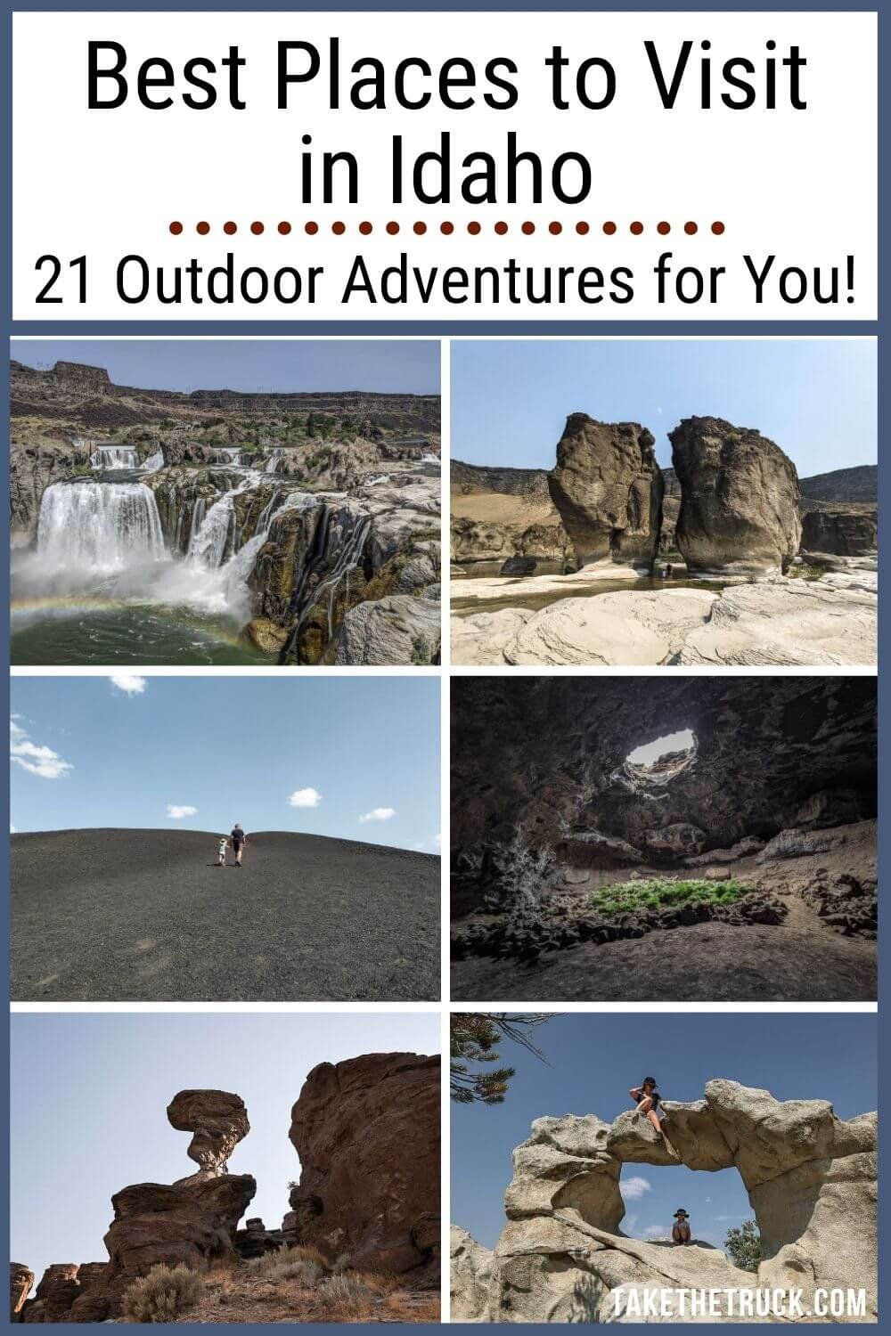 Doing some Idaho travel or an Idaho road trip? This post can help you find the top things to see in Idaho and the best things to do in Idaho - both northern Idaho and southern Idaho.