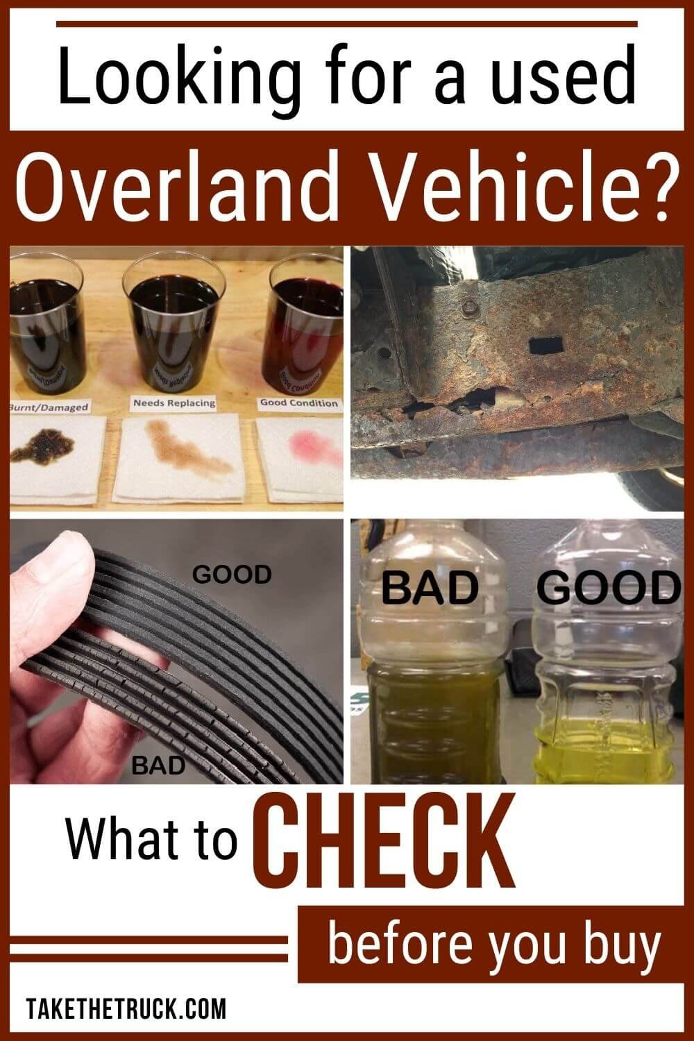 A mechanical checklist of all things to look at before buying a used overland vehicle. And a detailed maintenance schedule and tips of how to keep your budget overlanding vehicle in great condition. 