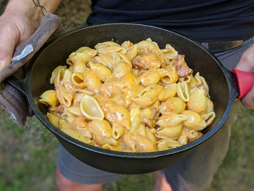 Mac N Cheese One Pot Camping Meal
