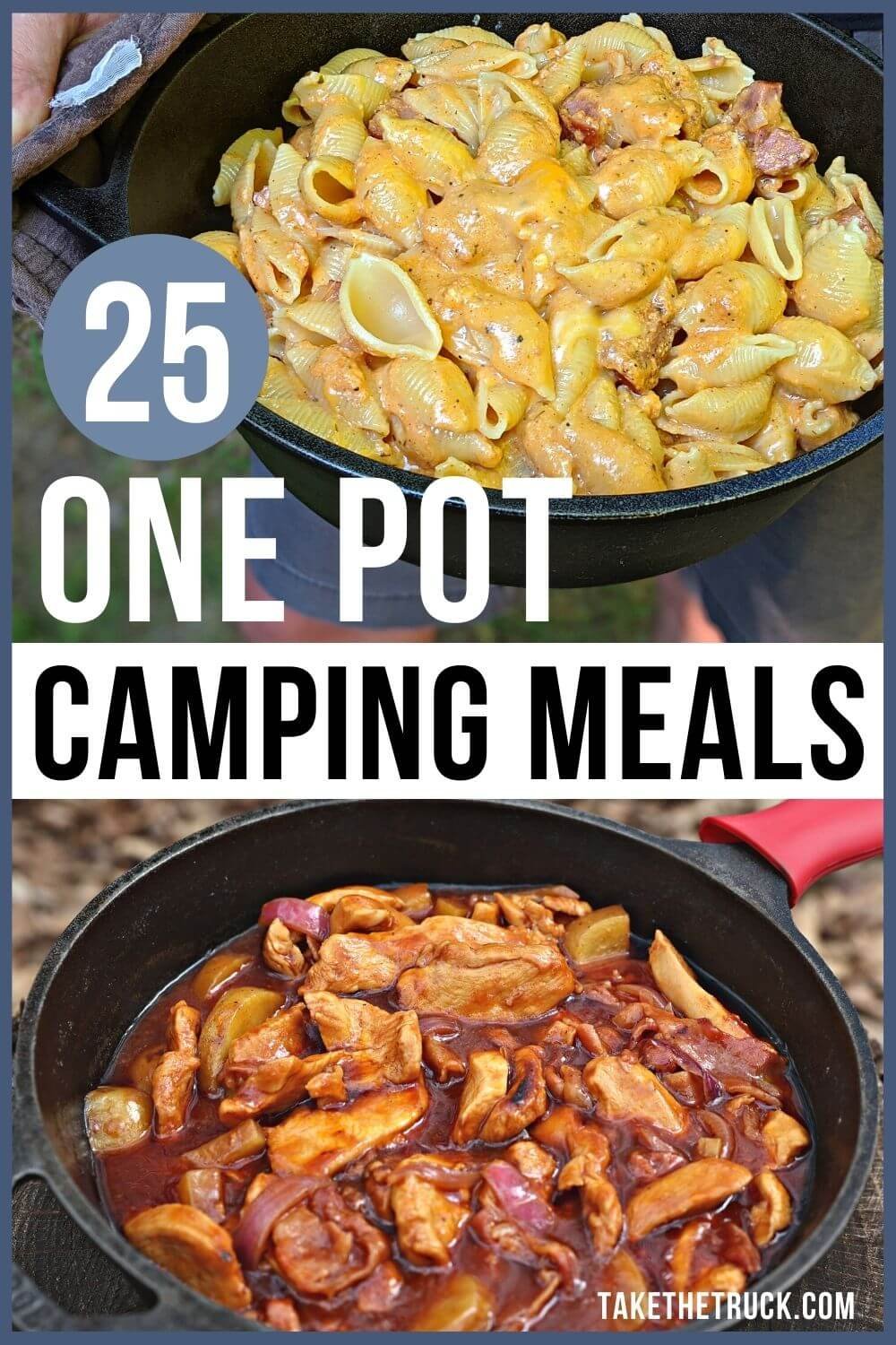 25 simple one pot camping meals for families. Extra one pot camping meal dinner ideas. Camping one pot meals free printable showing all the one pot camping recipes.