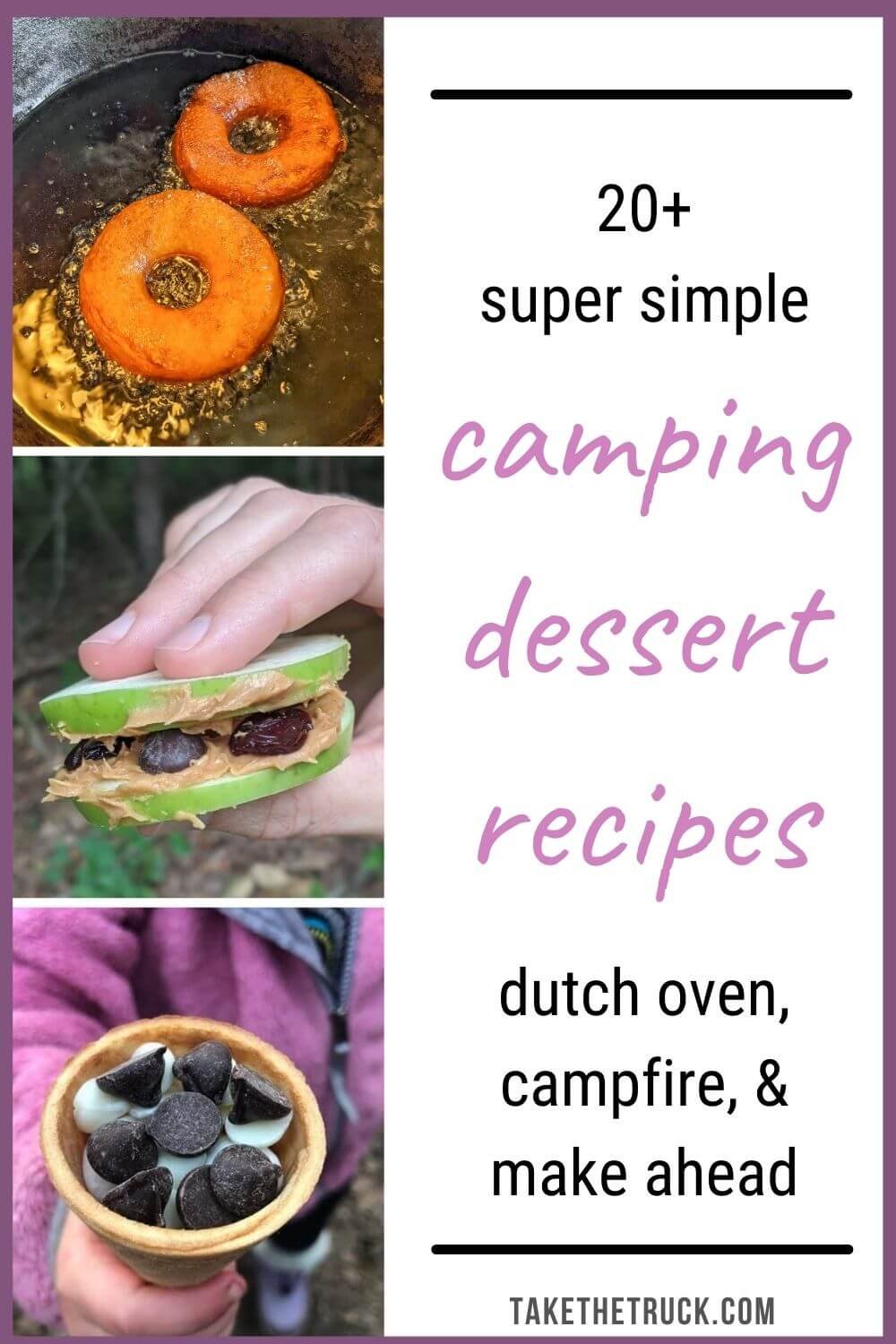  | dutch oven camping desserts |  camping desserts campfire | camping desserts make ahead | camping dessert recipes | camping dessert ideas | easy camping desserts | desserts for camping 