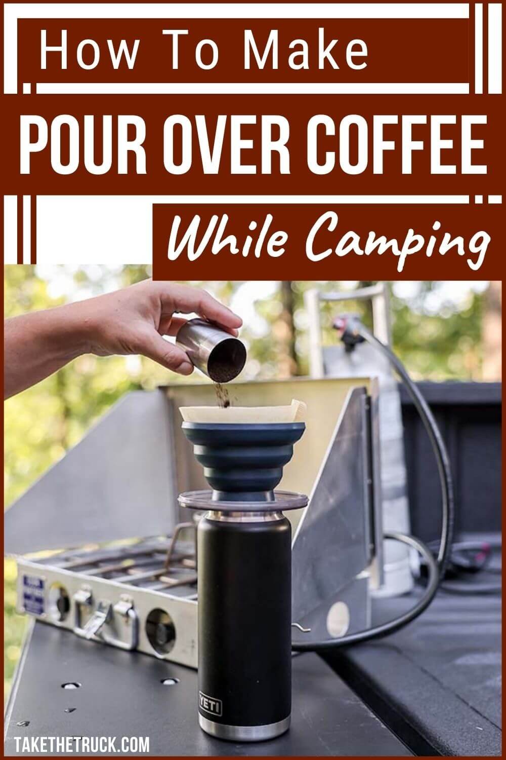 camping pour over | camp coffee pour over | pour over coffee for camping