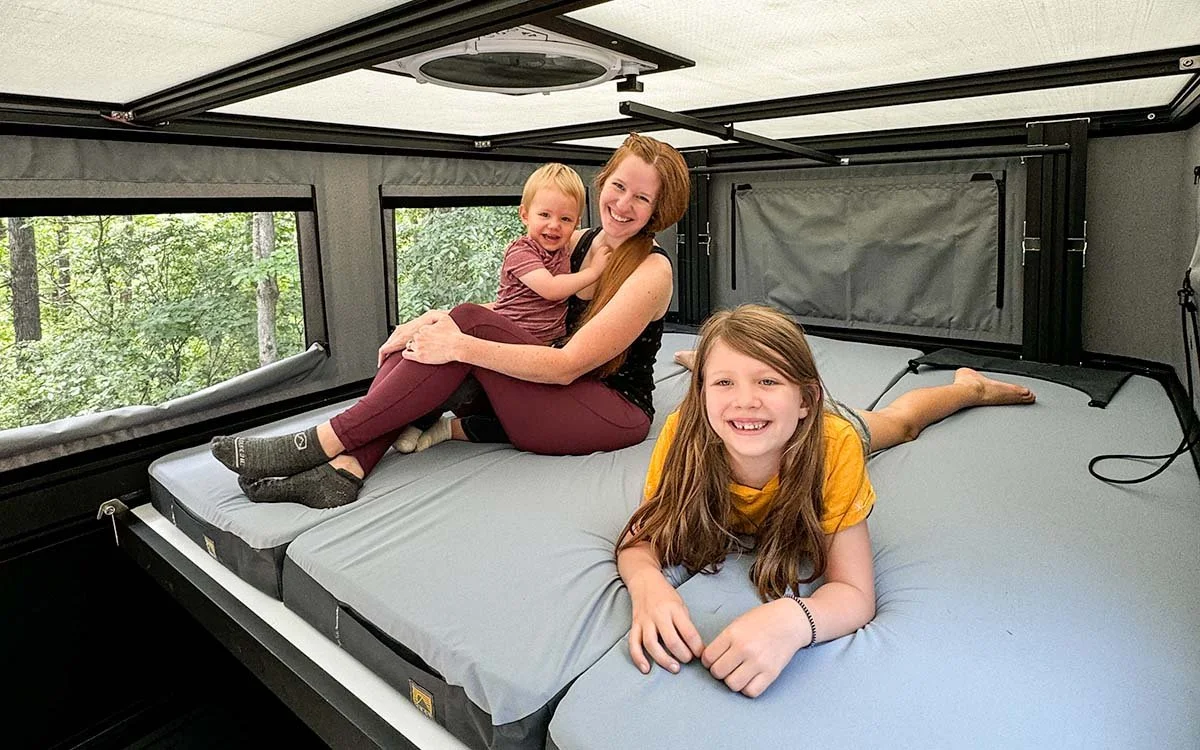 How This Memory Foam Camping Bed Changed Our Lives Take The Truck