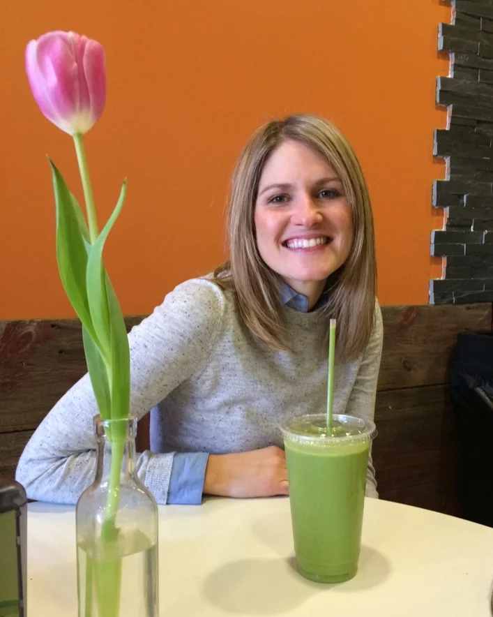 Marcy & a very healthy Green Smoothie!