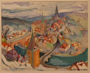 Bern From the Aargaustalden Gardens