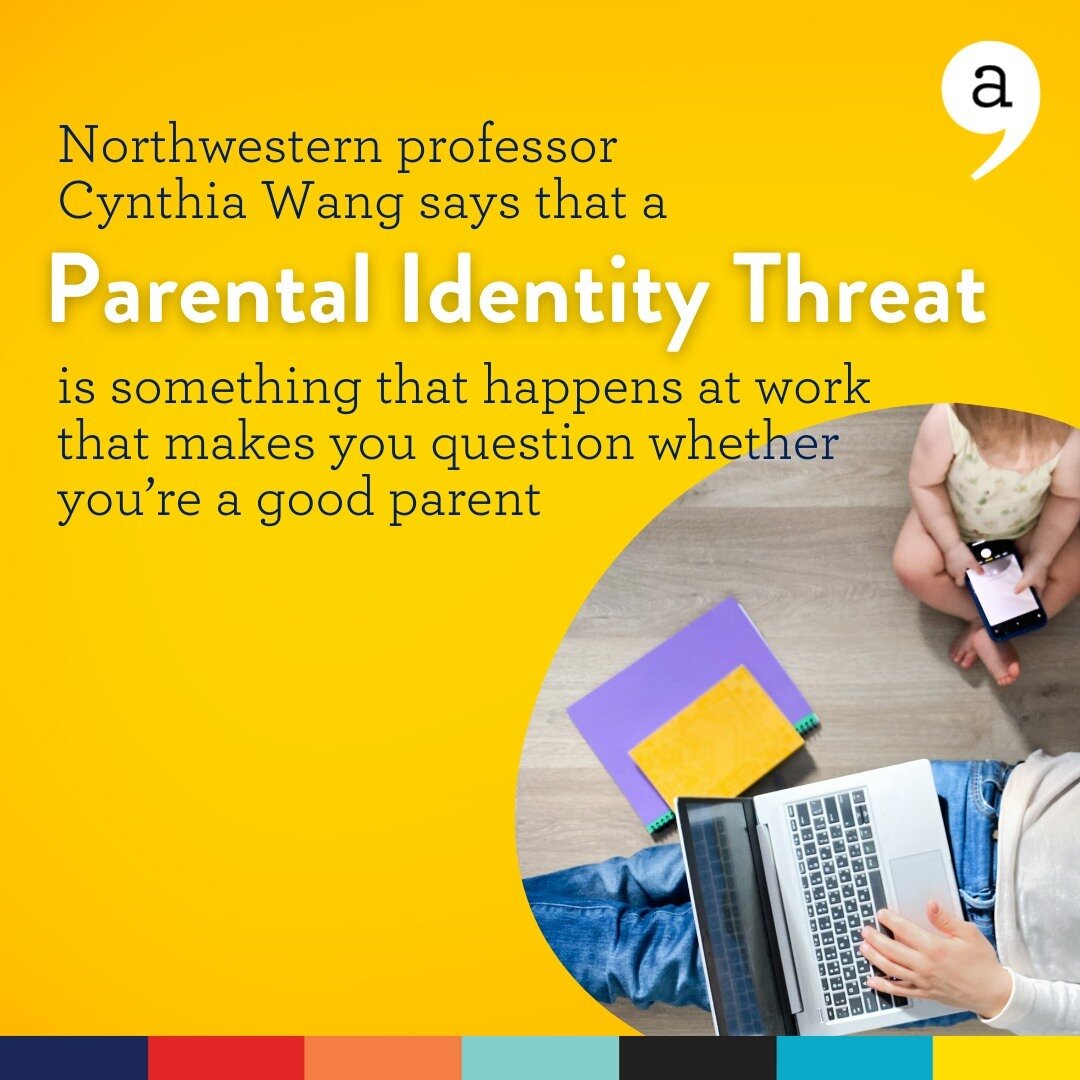 Have you experienced a parental identity threat? We&rsquo;d love to hear your testimony in the comments ⬇️

Read more about Wang&rsquo;s studies on the topic from the BBC. Link in our bio! #aparently #SupportWorkingParents #LifeWithLittles #WorkingMo