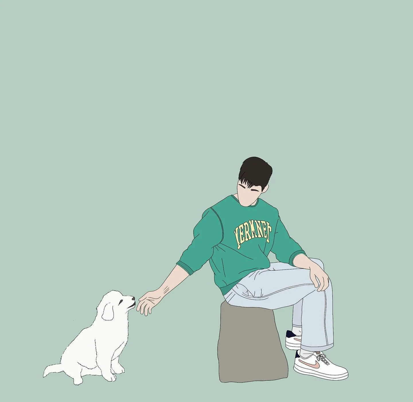 Watched him on 나 혼자 산다 and Didi is swooned ☺️ if I had an 이상형 it&rsquo;d be 안보현 ❤️
.
.
.
#procreate #illustration #art #digitalart #digitalart #fanart #ipadpro #ahnbohyun