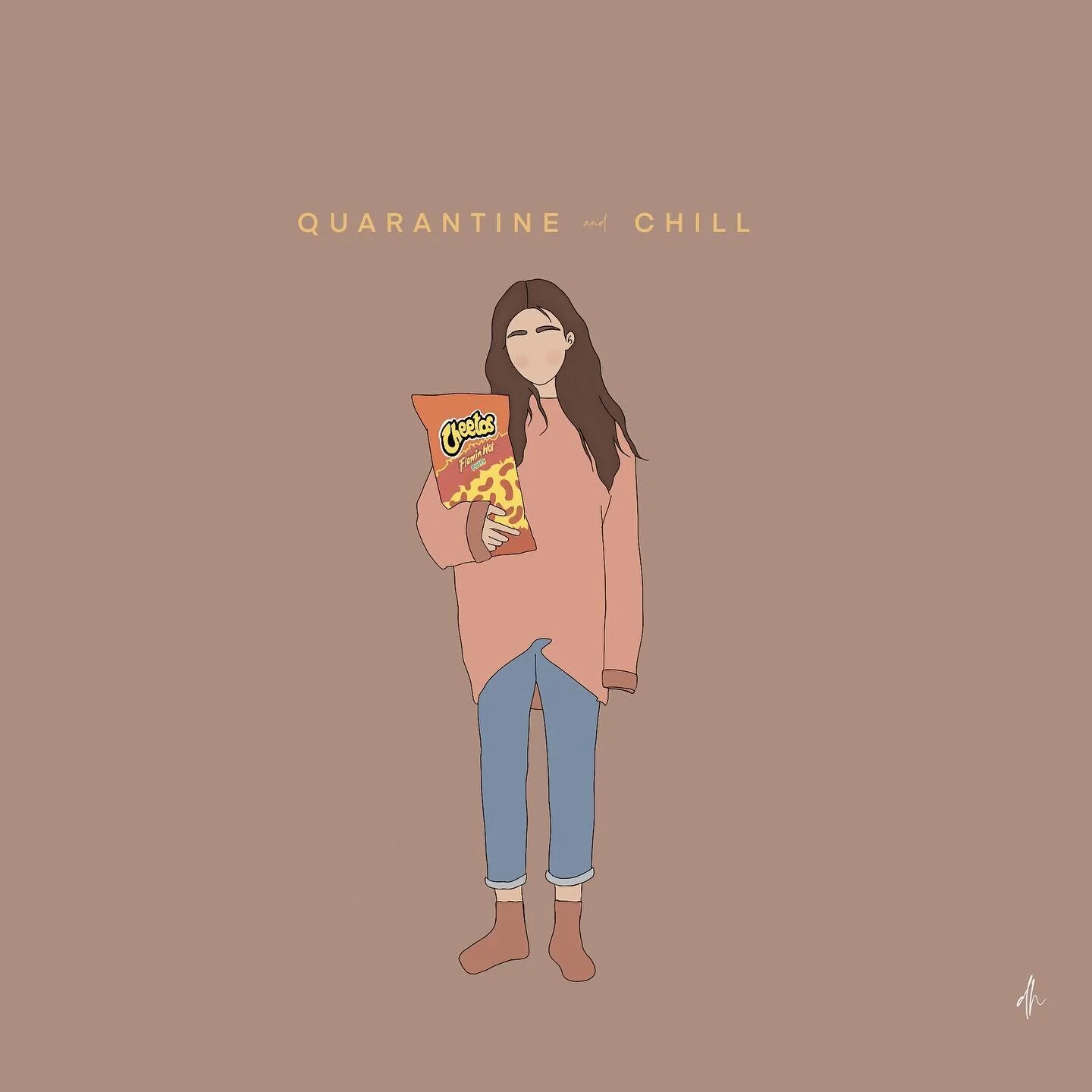will your jeans fit after??? 🤷🏻&zwj;♀️
.
.
.
#procreate #ipadpro #illustration #art #quarantine #stayathome #sketch #digitalart #art #drawing