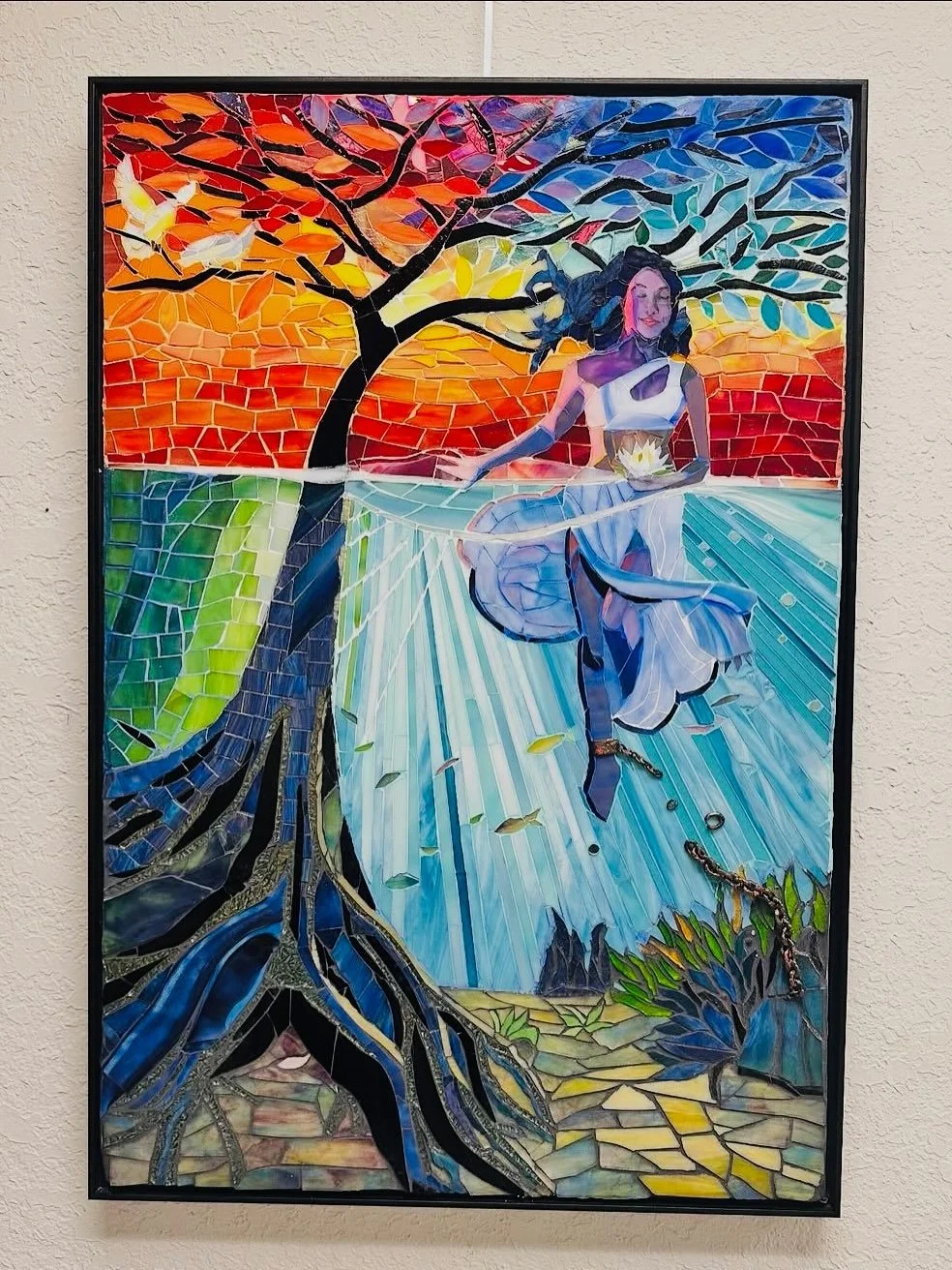 Congratulations to Art Bias artist Amber Smith whose work is raising awareness around human trafficking. Amber said, &ldquo;I&rsquo;ve been pouring my heart into a stained glass mosaic about hope and overcoming struggles. It&rsquo;s finally done!!&rd