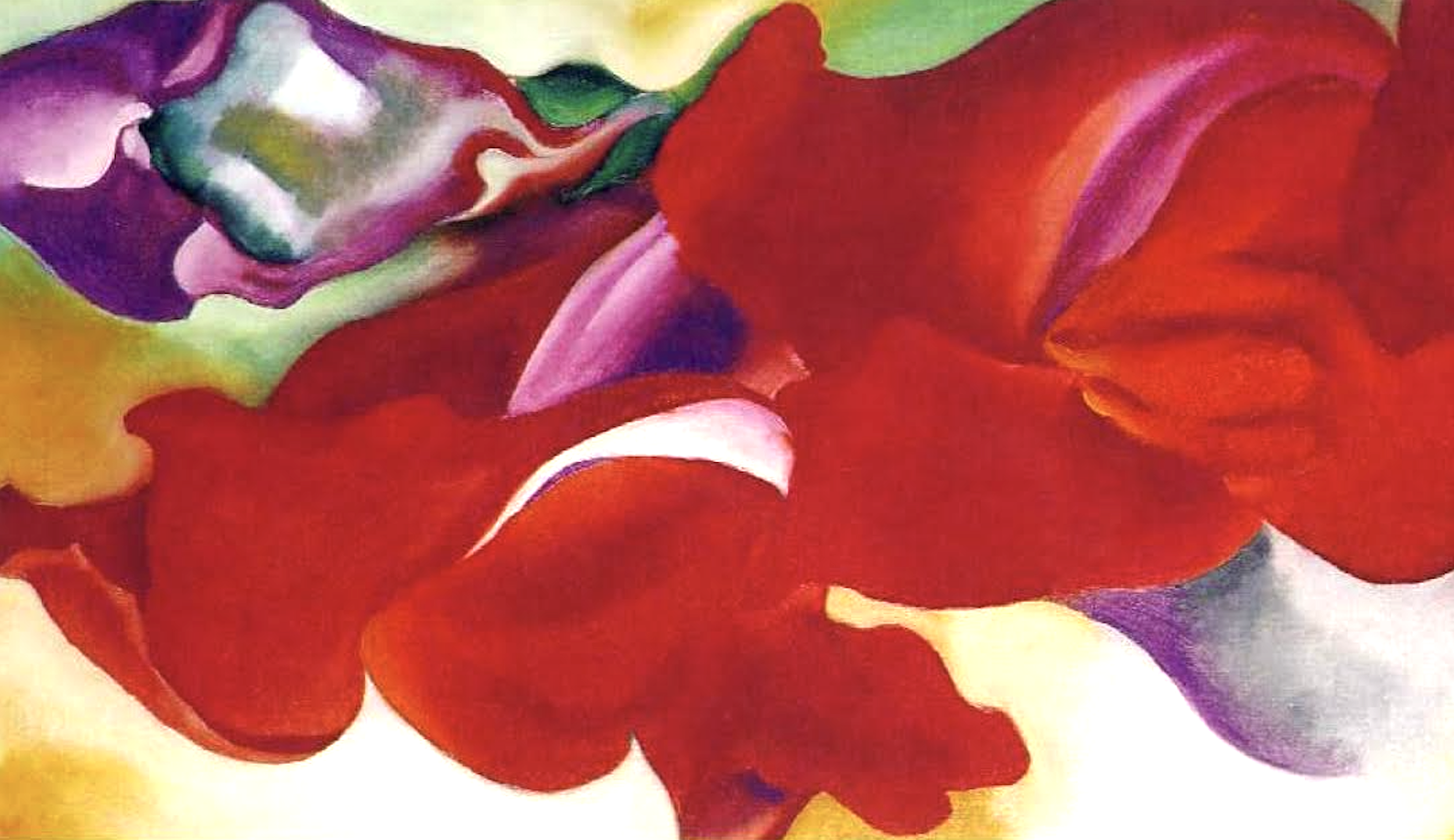 WORKSHOP: Red Flowers Pastels in the Style of Georgia O'Keeffe with Deb Shea