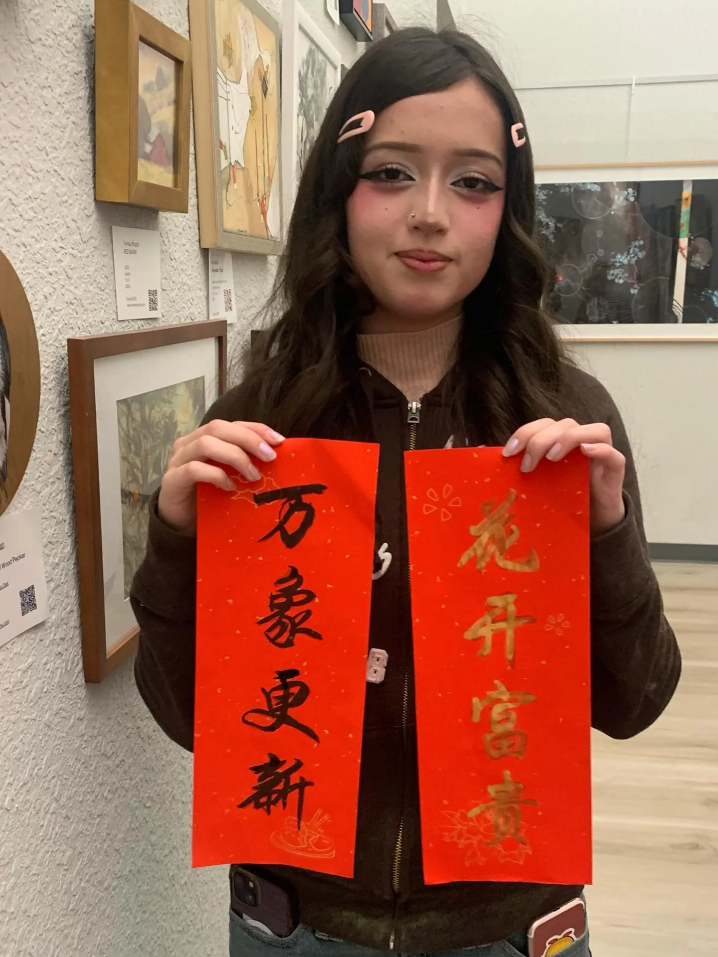Happy Lunar New Year to all our friends and followers! 

A number of Art Bias youth mentees stopped by this afternoon to catch up on their weaving and celebrate Lunar New Year with mentors Yucali and Yunan. The mentees learned about some Lunar New Ye
