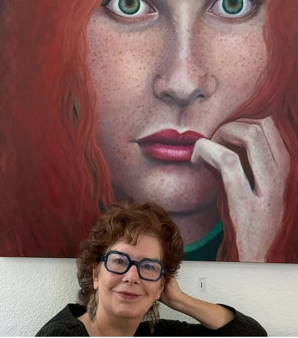 Last week, Art Bias artist Linda Manes Goodwin presented a demo at the Sequoia Art Group. Linda says, &ldquo;I had so much fun demoing my process. As my paintings take 80-100 hours to create, I gave a slideshow presentation of each stage of developme