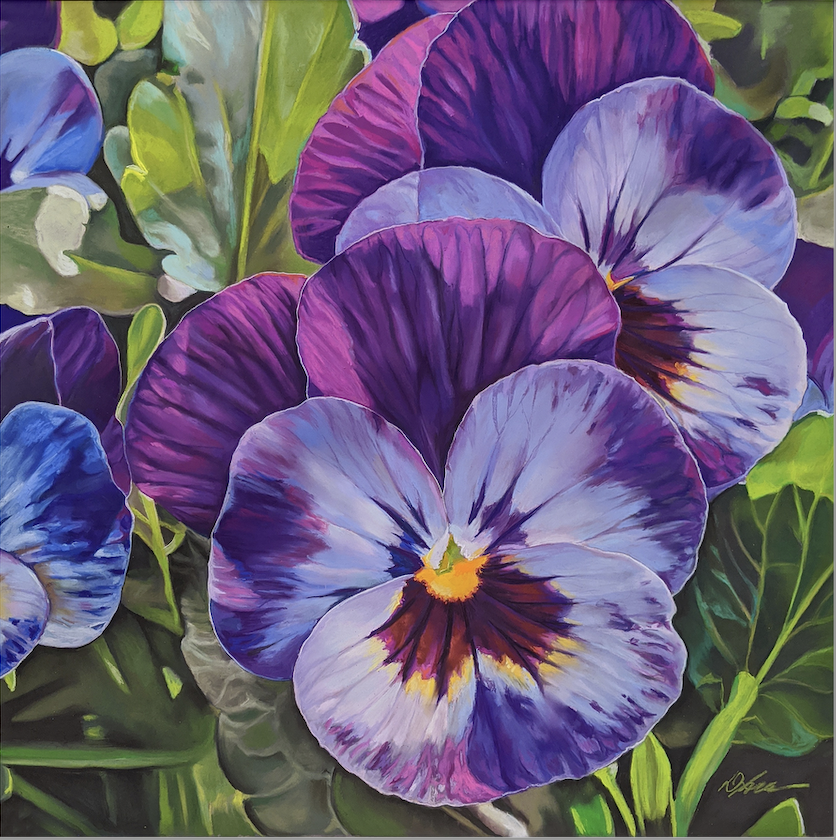 WORKSHOP: Pansies: Pastels in the Style of Georgia O'Keeffe
