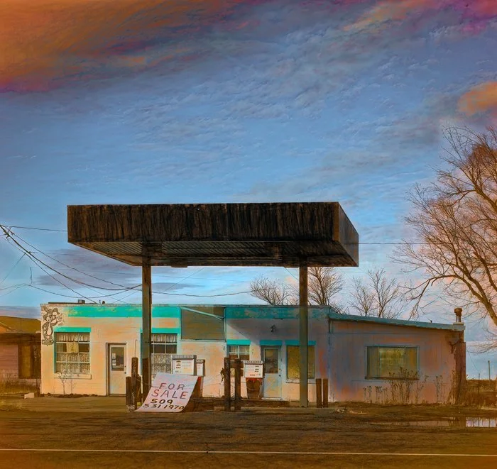 Joel Rubin - Abandoned Gas Station, Rt95