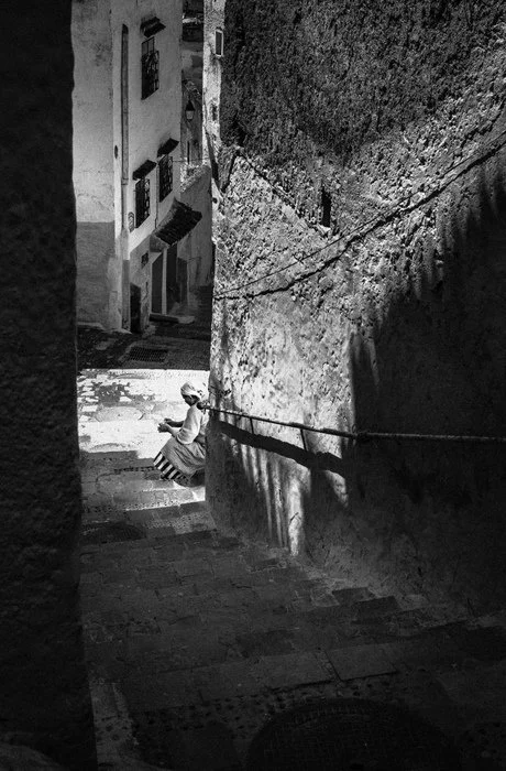 Fred Aron - Woman at Bottom of Stairs
