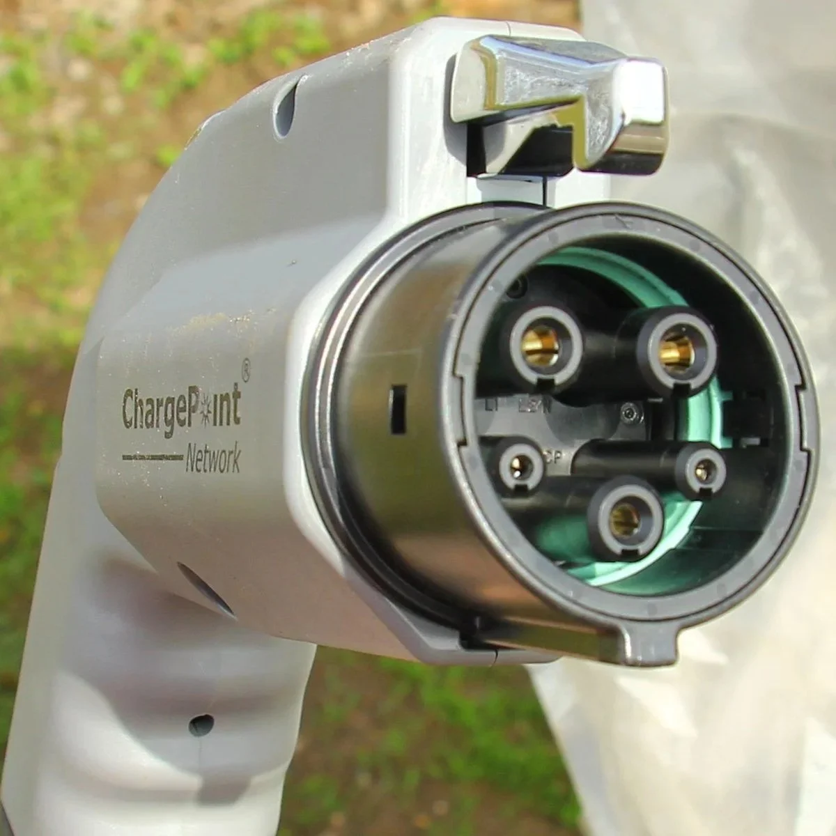 J1772 Connector (Credit: Michael Hicks)