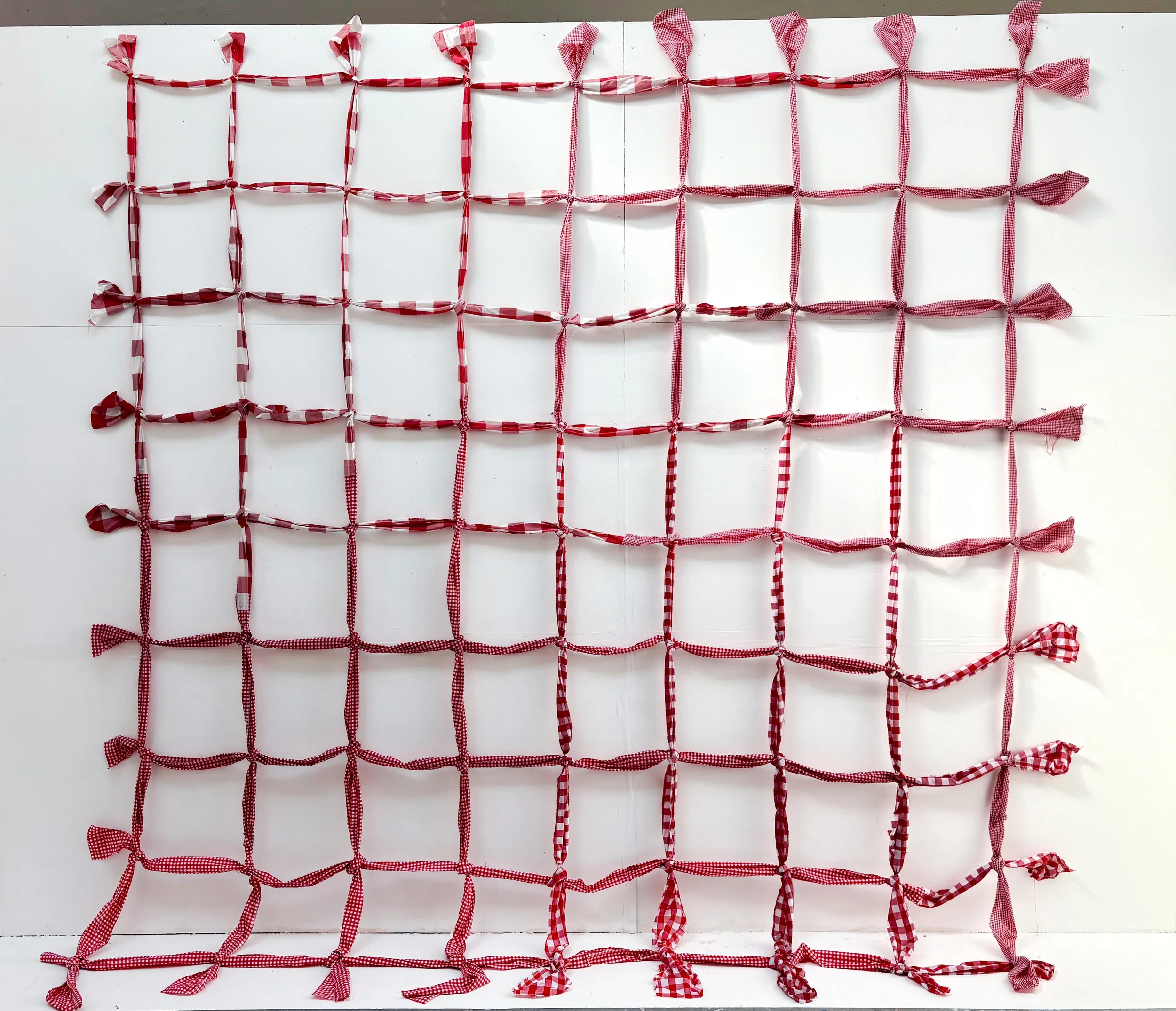 Net no.1, Cotton, 350x350cm, 2025