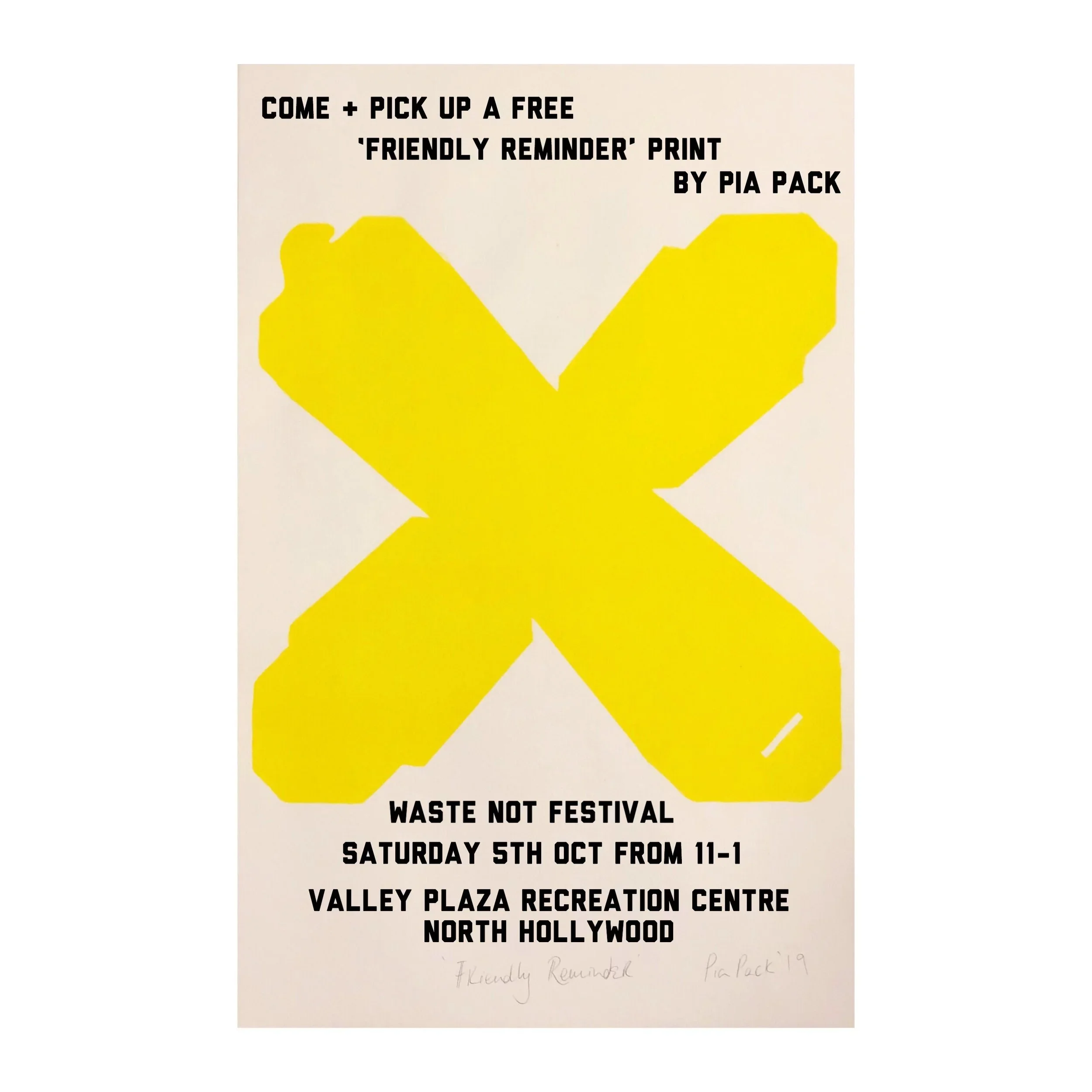   ‘Friendly Reminder’ - Risograph on recycled paper, 28x43cm 2019   Takeaway boxes as templates.  Invited by Shana Lutker to be a part of her CONTEMPORARY MUSEUM OF TEMPORARY CONTAINERS (CMTC) an installation of single-use containers donated by the l