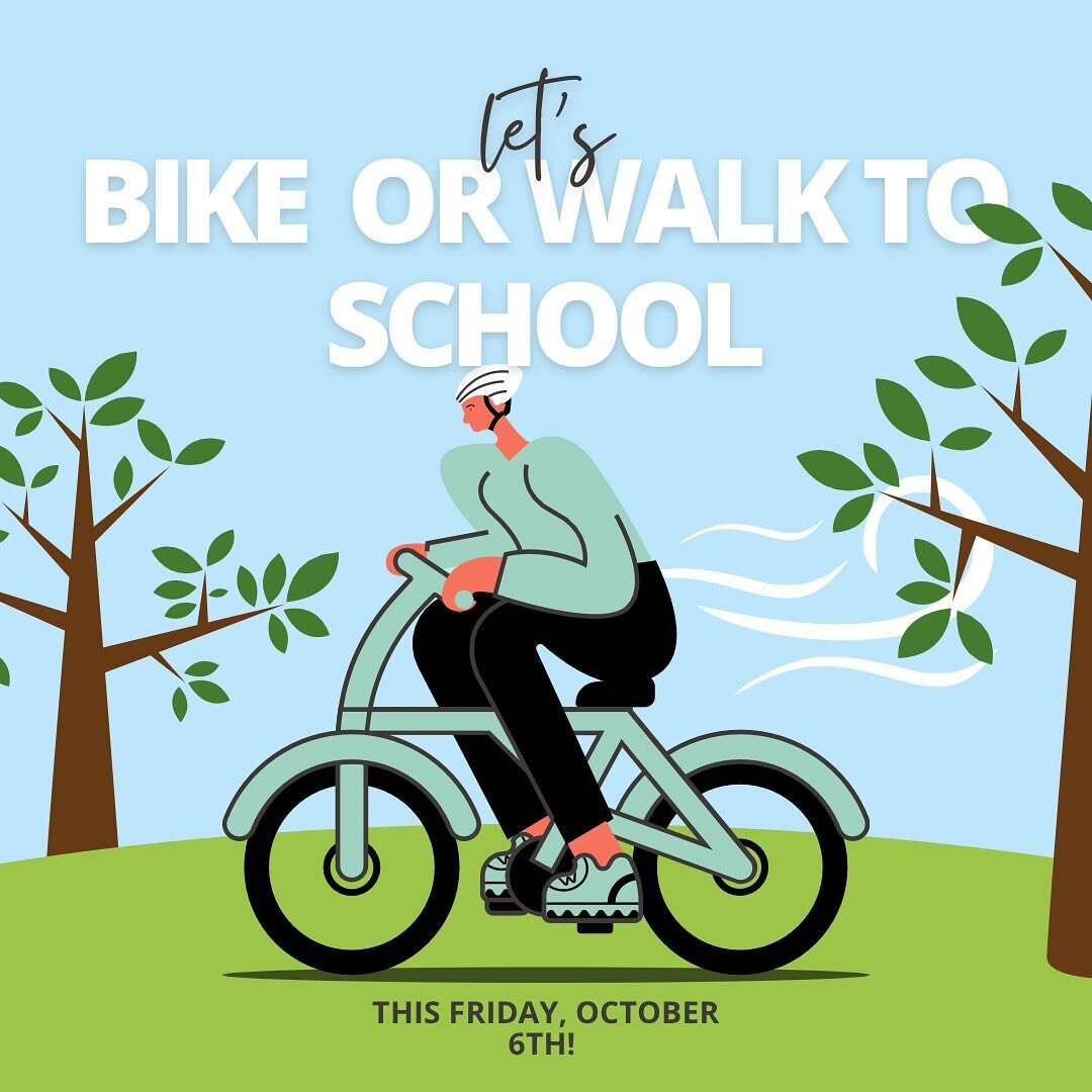 Calling all marmots! This Friday, October 6th is bike or walk to school day! Show us your walk or bike ride to school using our hashtag, #wedgwoodpta