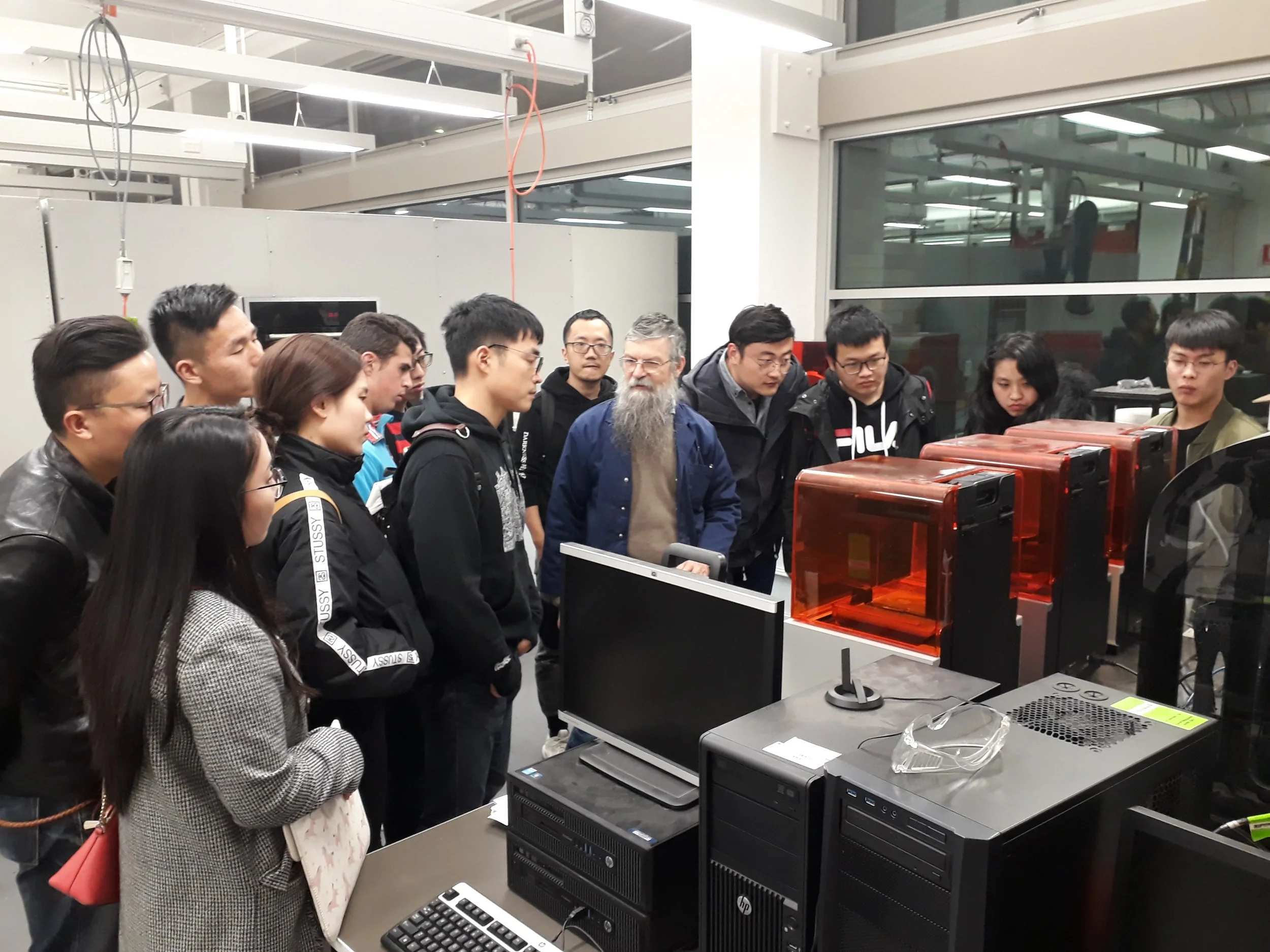 The helpful and friendly technical staff 
