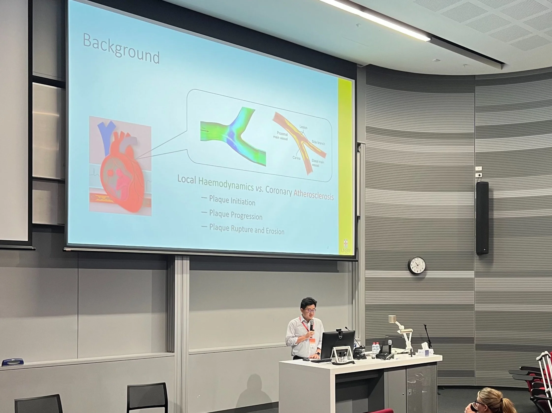 Mingzi presenting at AFMC