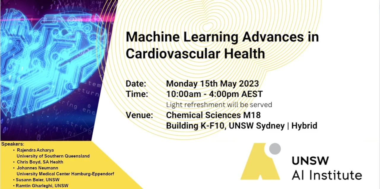 ML and AI in Cardiovascular Health workshop 