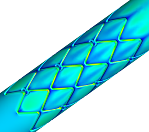 Computational model of a standard coronary and it's blood flow shear stress 