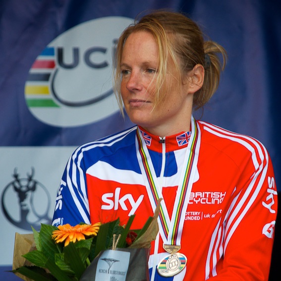 Karen Darke: Paralympic Handcycling Gold medal 2016, Silver 2012; World Human Powered Speed Record (arm powered) 2018.