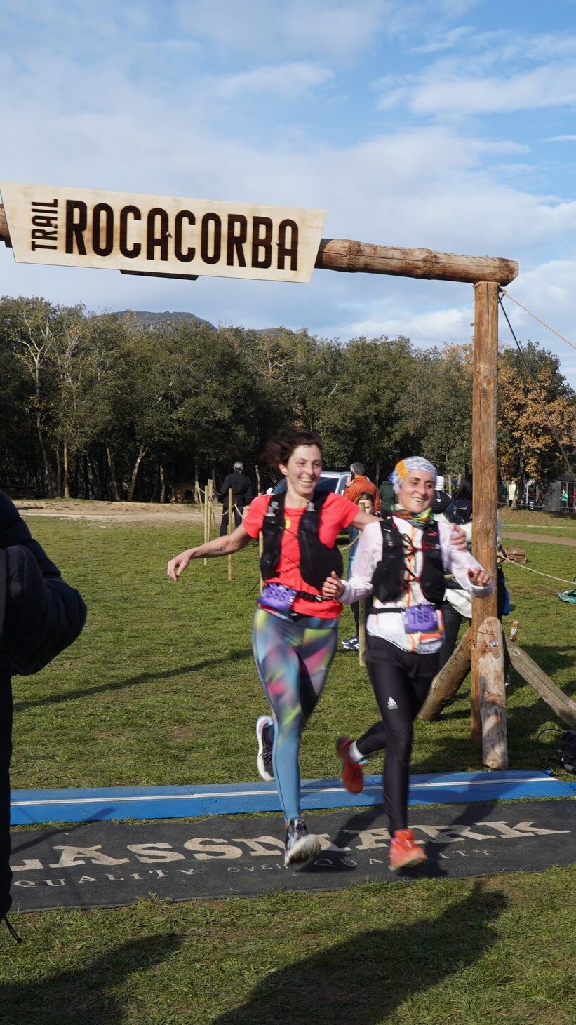 Great friends finishing a great race.