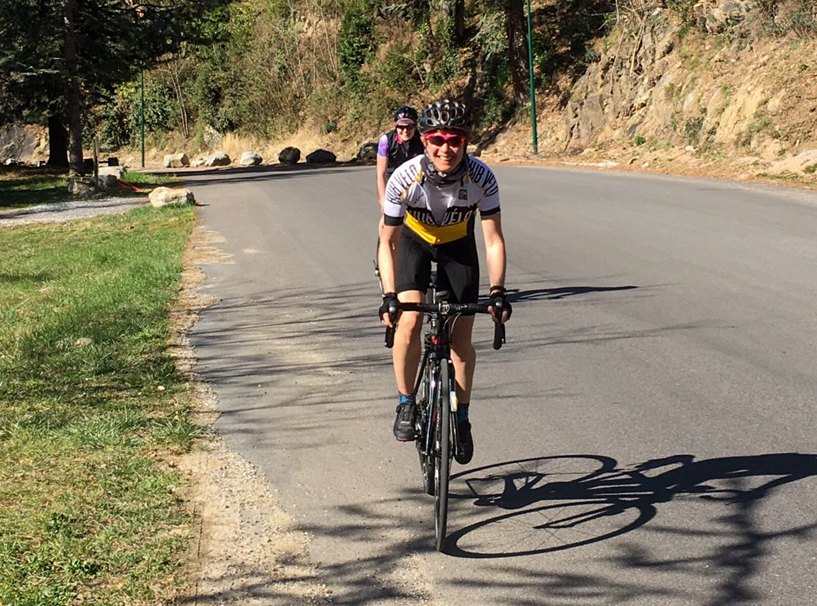 Karen Tostee on a training camp with us here in Casteil, French Pyrenees