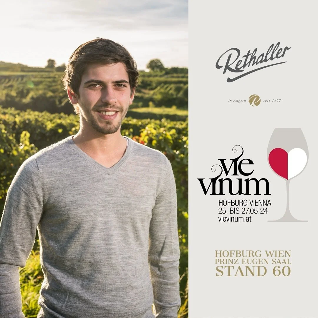 Nächstes Wochenende sind wir Teil der VieVinum, der wichtigsten Weinmesse Österreichs🍷 
📍Hofburg Wien, Prinz Eugen Saal, Tisch 60
Wir freuen uns auf spannende Verkostungen und interessante Gespräche. 🤩
#WeingutRethaller #VieVinum