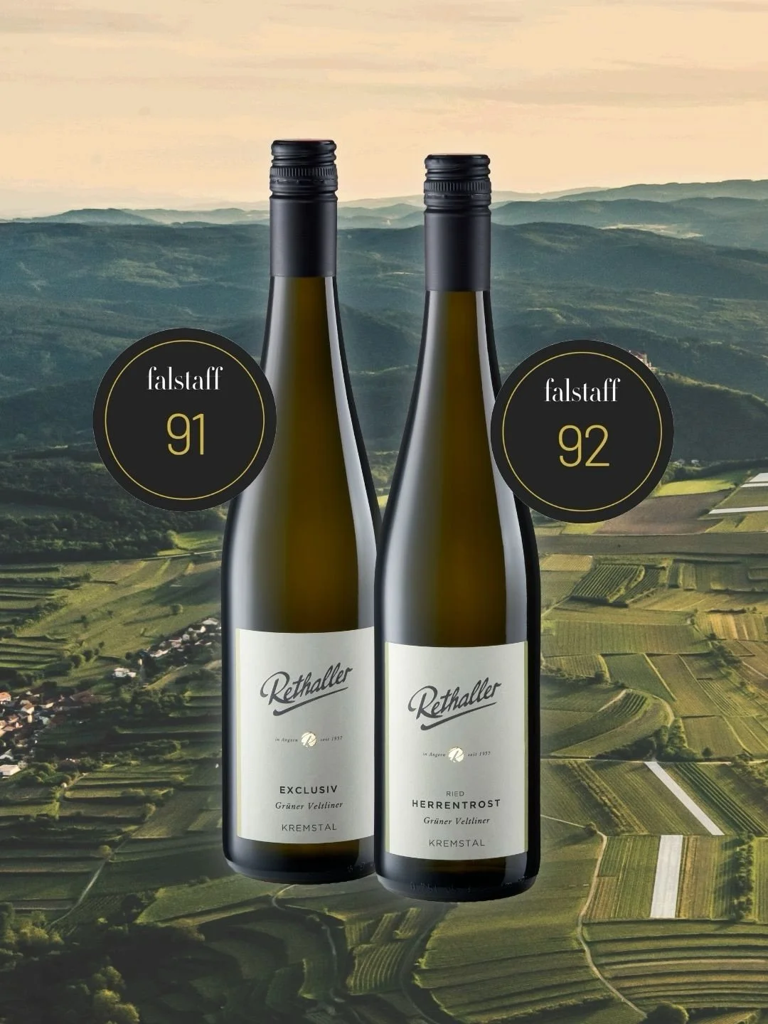 Die ersten Verkostungsergebnisse unseres neuen Jahrgangs sind da!🍷 Wir freuen uns sehr &uuml;ber einige Auszeichnungen unserer 2025er-Weine. 🏆

Beim Falstaff DAC Cup erreichte unser Gr&uuml;ner Veltliner Herrentrost 92 Punkte, der Gr&uuml;ne Veltli