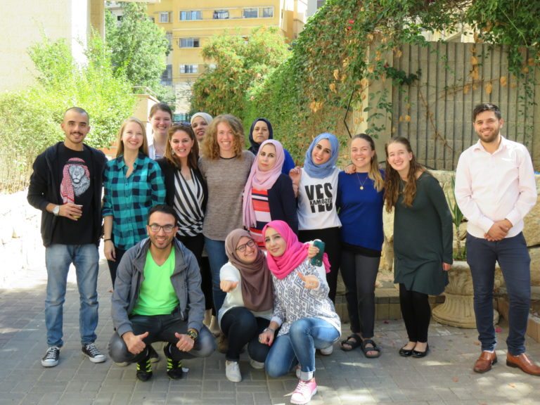 The TYO Team and the Fall 2017 International Interns pose for a photo on Niamh’s departure day.