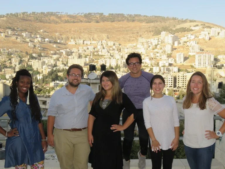 Fall 2016 Fellows Mecca, Mike, Marina, Ronaldo, Catalina, and Leah.