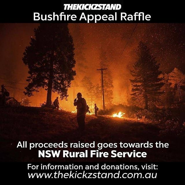 If you're in Australia or New Zealand, our friends @thekickzstand are running a raffle to raise funds for relief efforts. Visit www.thekickzstand.com.au for more details