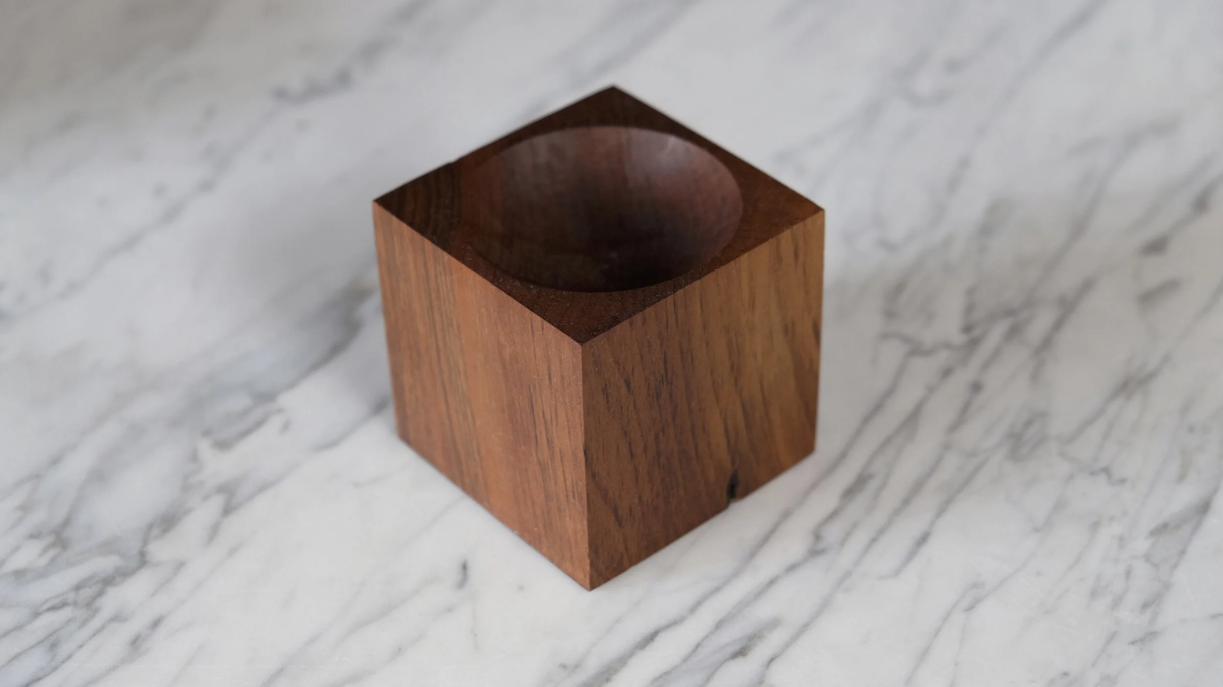 Walnut Salt Pig • Three