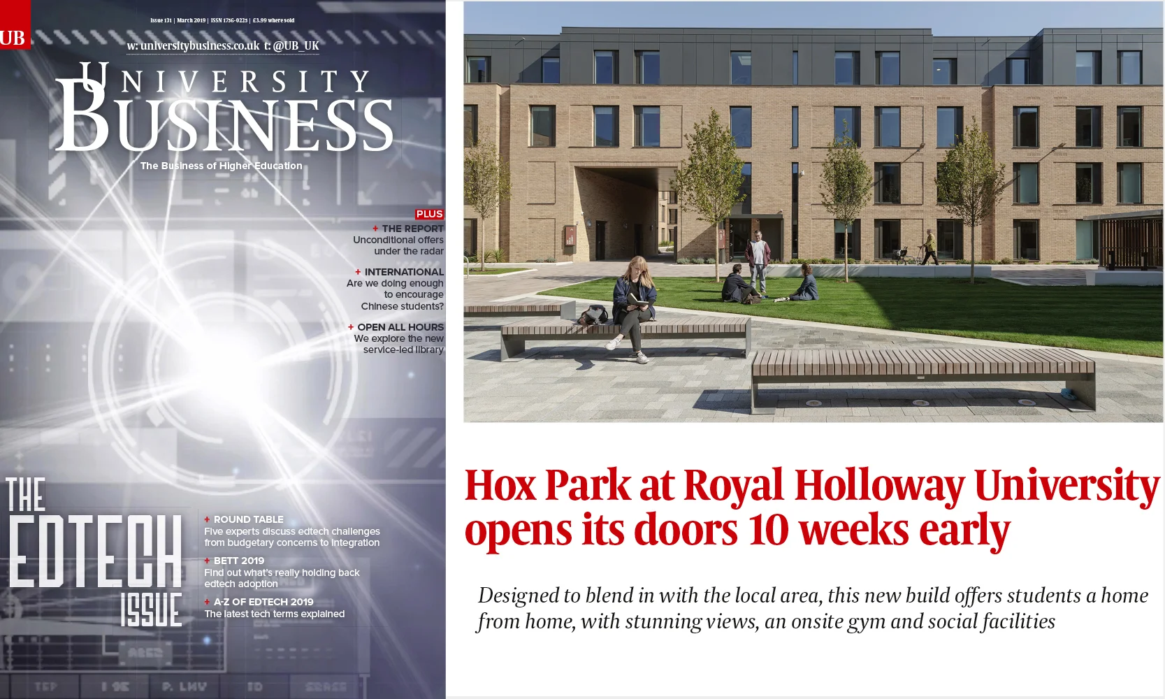 SP in University Business magazine