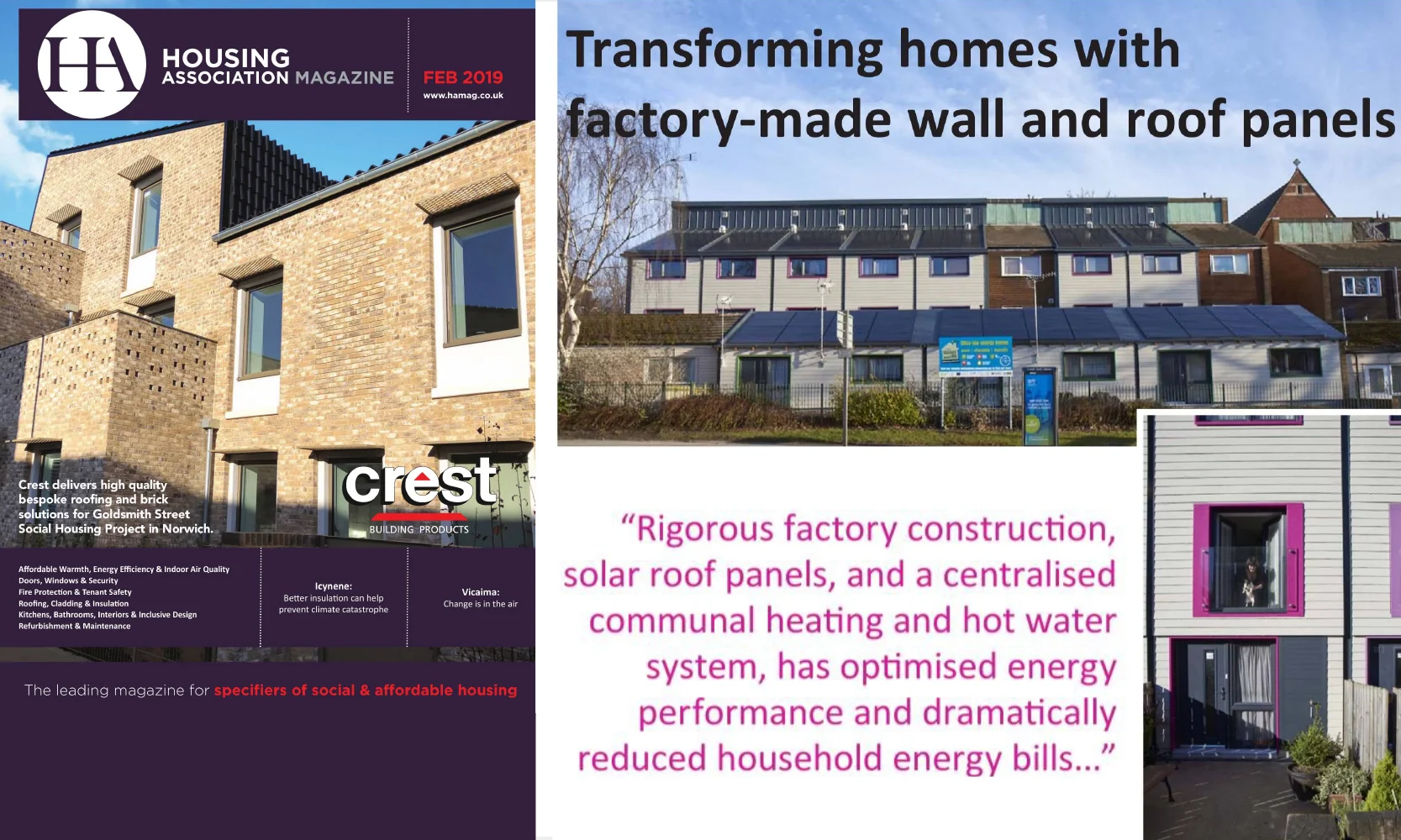 SP in Housing Association magazine