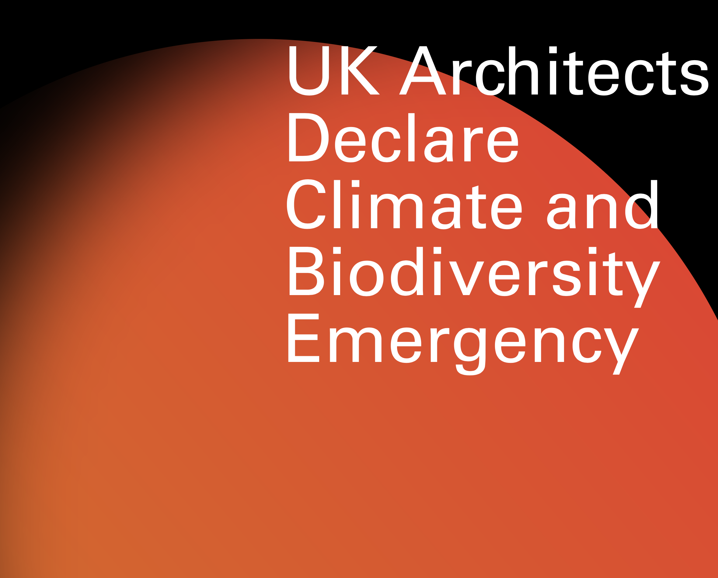 UK Architects Declare Climate and Biodiversity Emergency