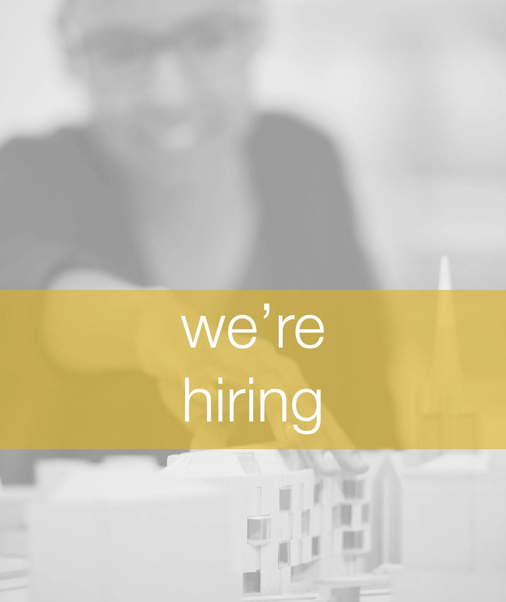 We are hiring