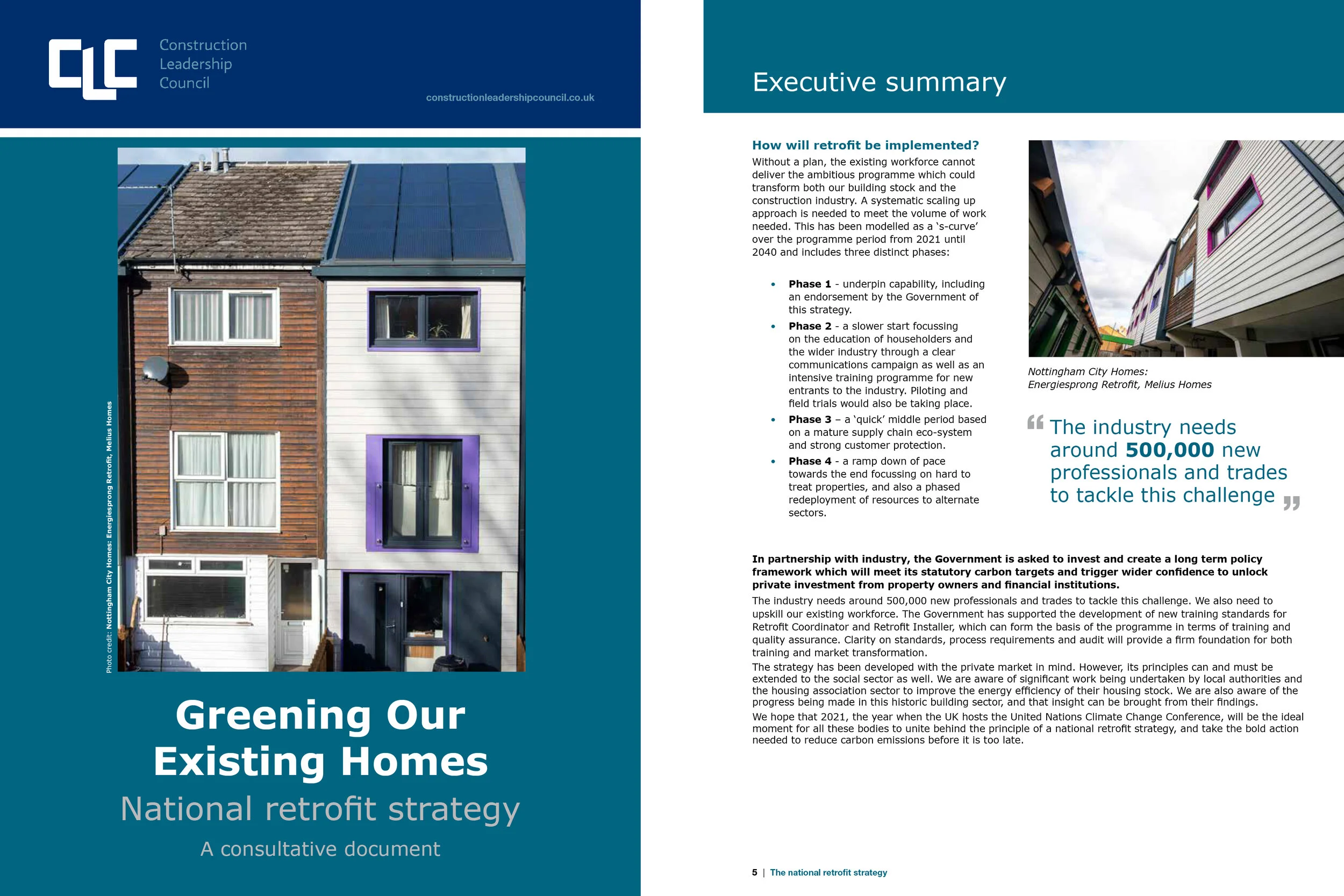 Energiesprong: NCH 2050 features on the cover of CLC