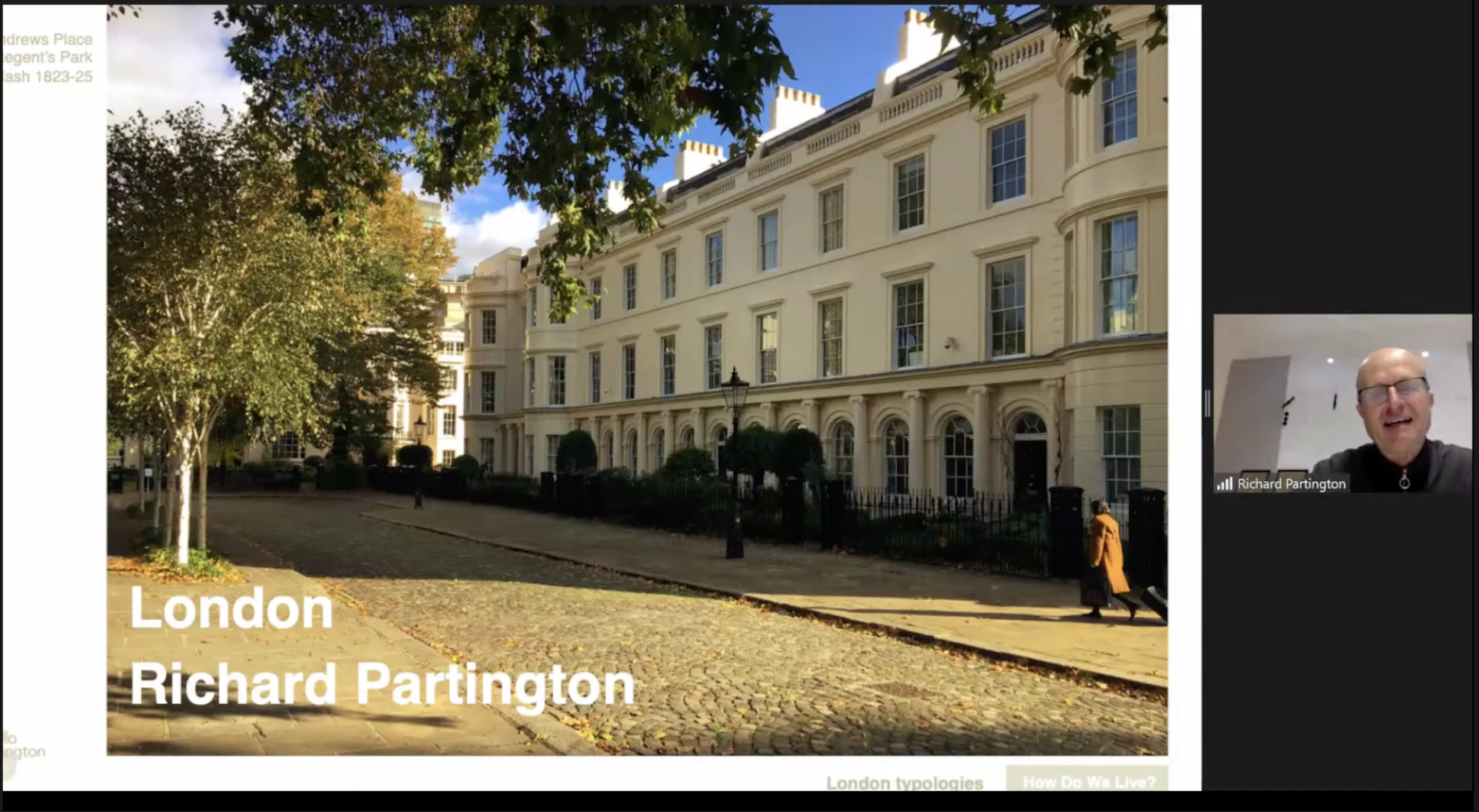 Richard Partington's presentation at Venice Biennale 2021