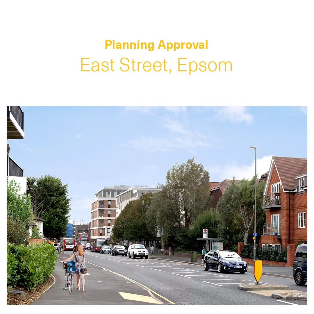 Planning Approval for the East Street, Epsom project!

Comprising an even mix of affordable and open market sale apartments and a residential roof extension to the adjacent building. The proposal adopts recognisable forms, materials and an architectu