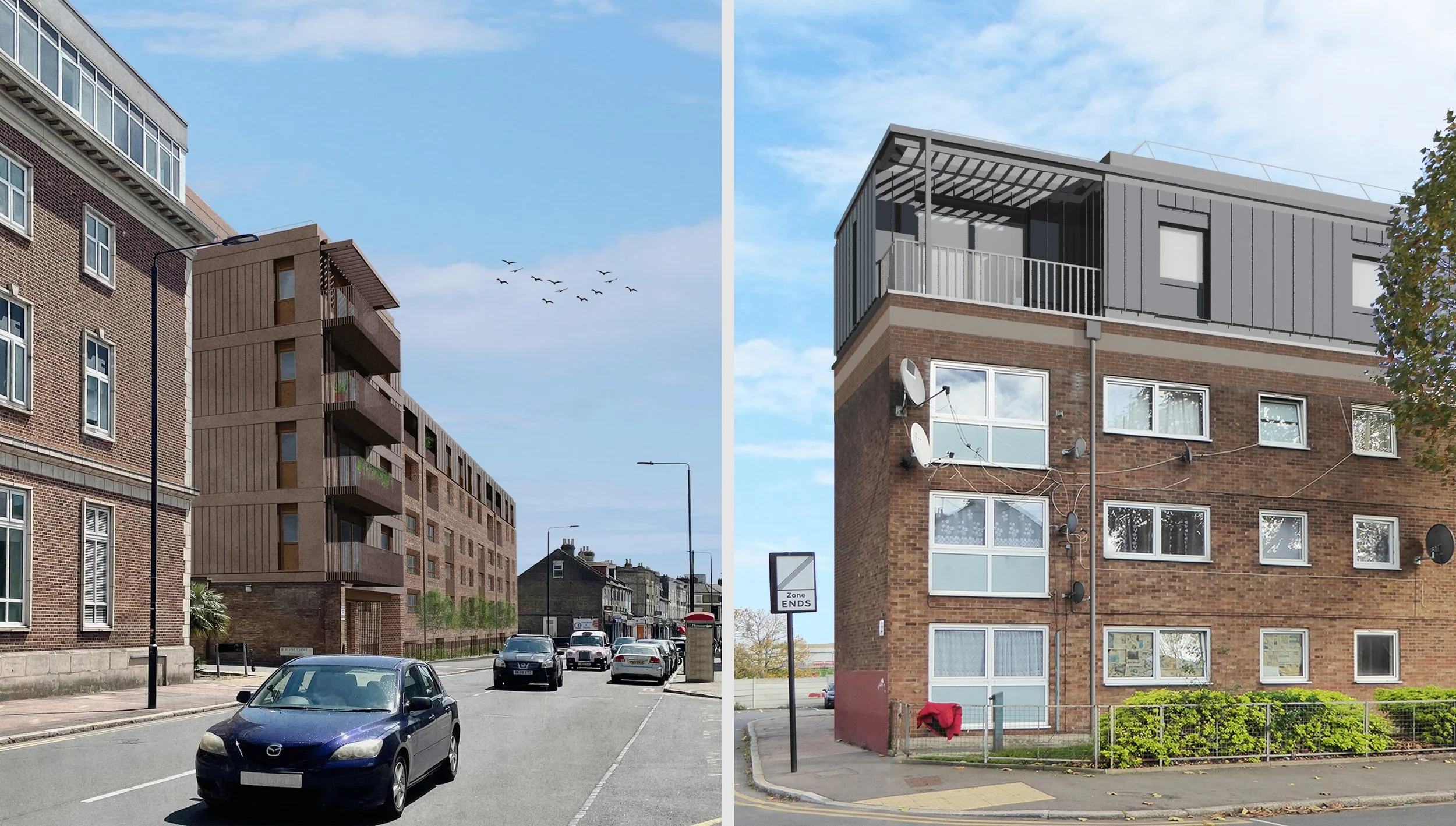 Committee Planning approval for St Matthews Court &amp; Folkestone Road airspace projects 