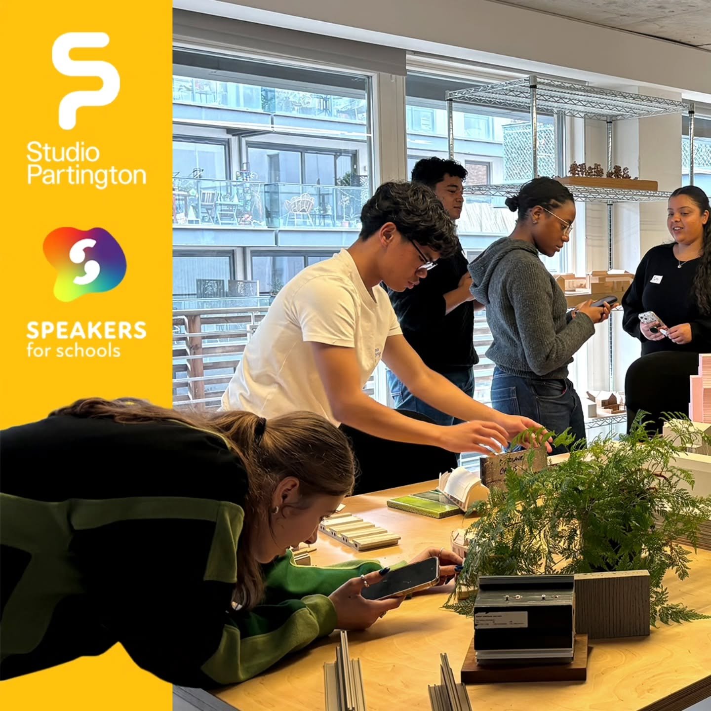 Great to welcome 14 young people to our Hackney studio this half term for work experience!

Arranged via social mobility charity @speakersforschools , we offered an insight into working in an architect&rsquo;s studio, collaborating with others and op