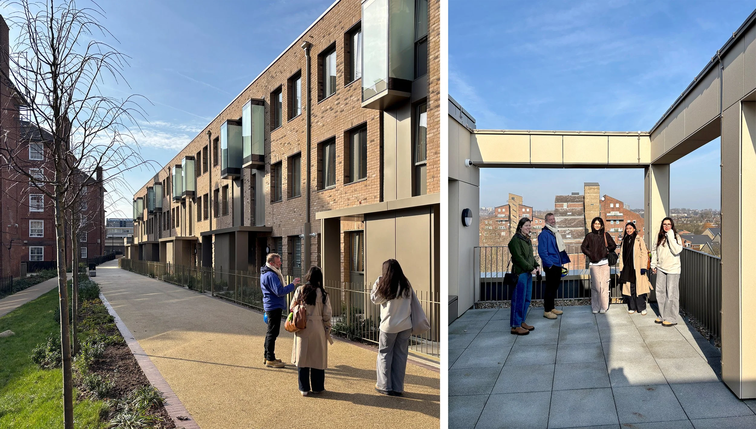 Mentoring site visit to Andover Estate