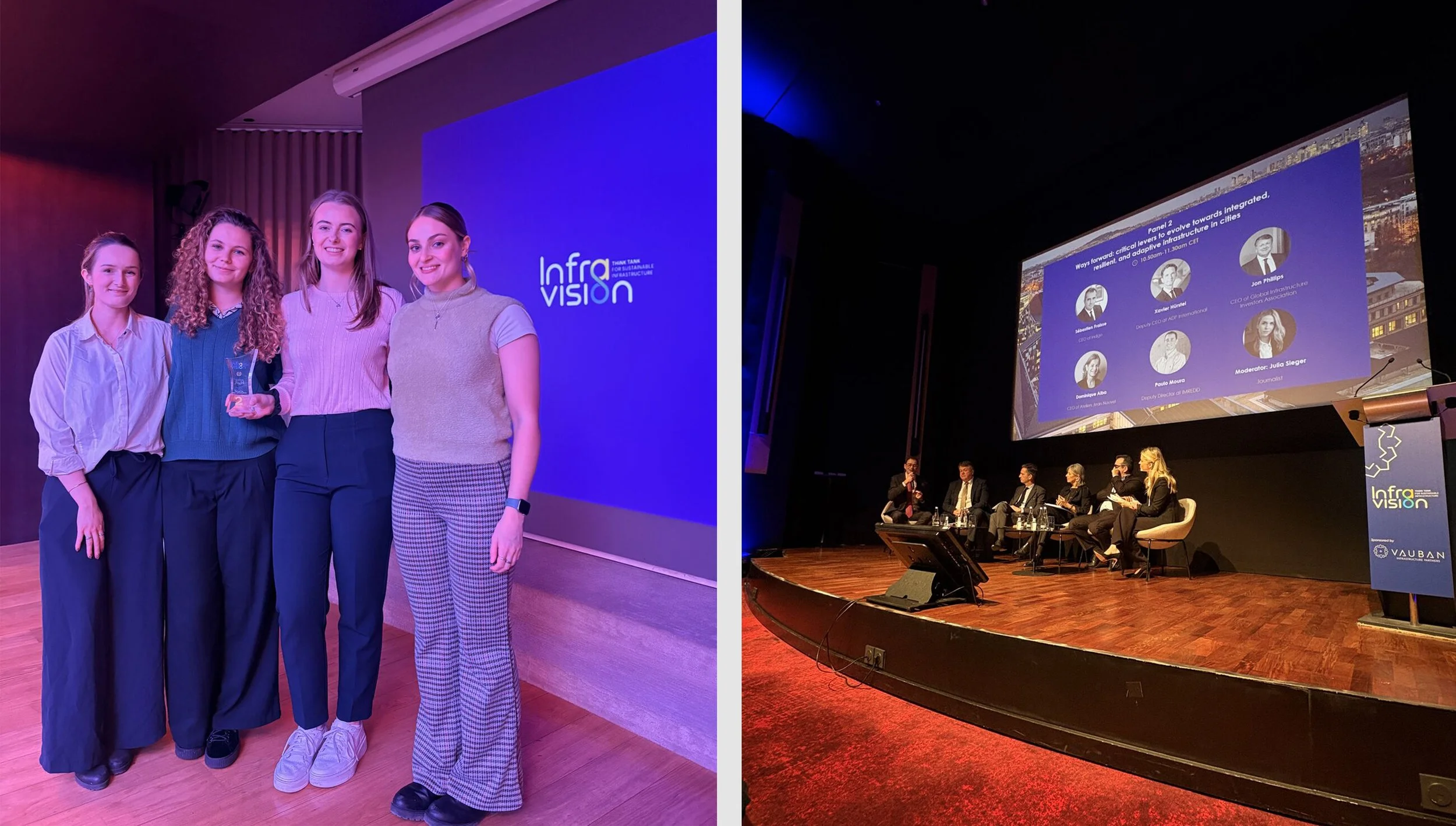 Congratulations to Sophie Davies whose University of Bath all female team won second place in the InfraVision Think Tank for Sustainable Infrastructure 2025 inaugural competition!