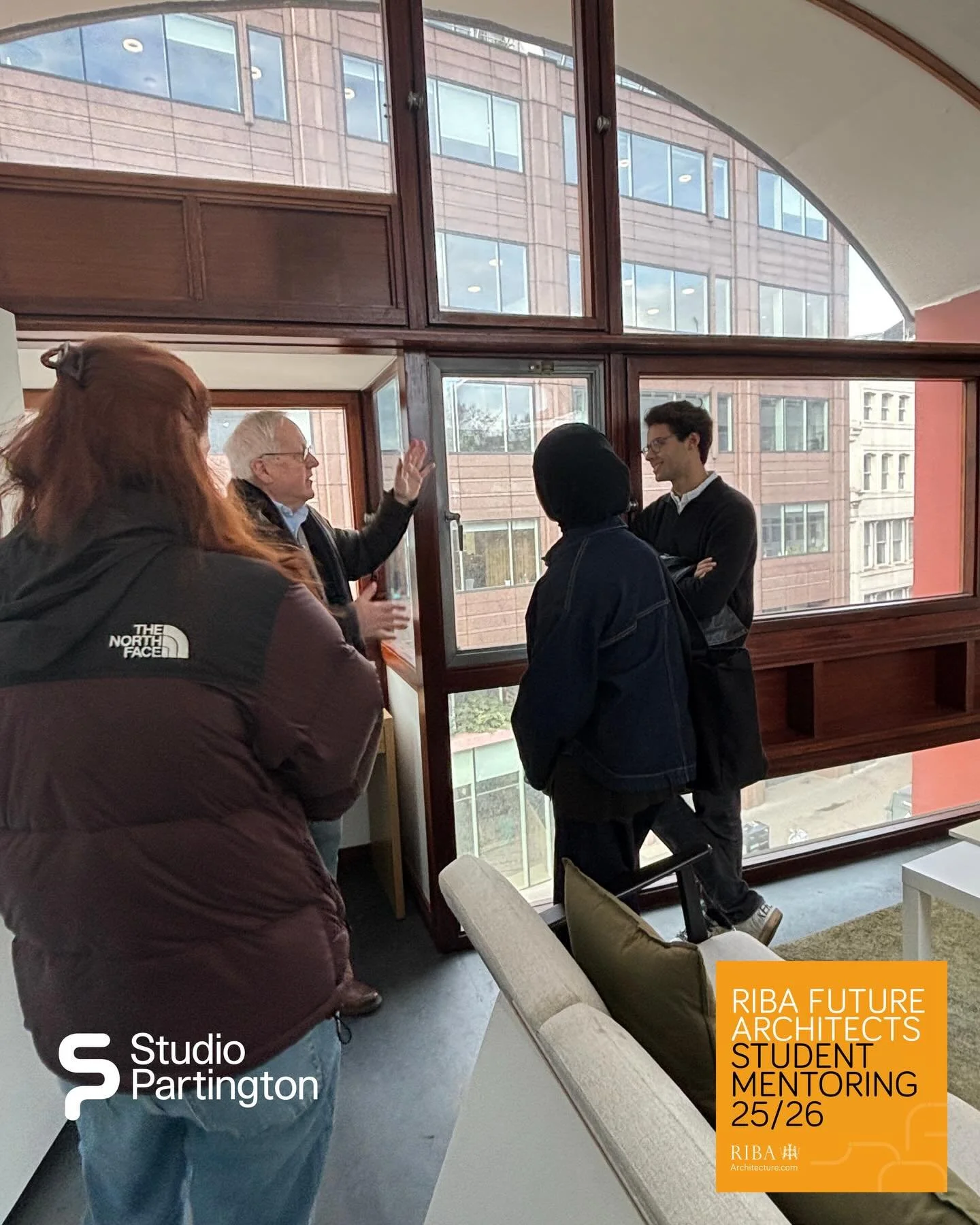 The RIBA mentoring site visit has become a yearly favourite. Last week, our Suzanne Davenport welcomed three University of Westminster third year architecture students to our City of London refurbishment project at Golden Lane Estate. This year had a