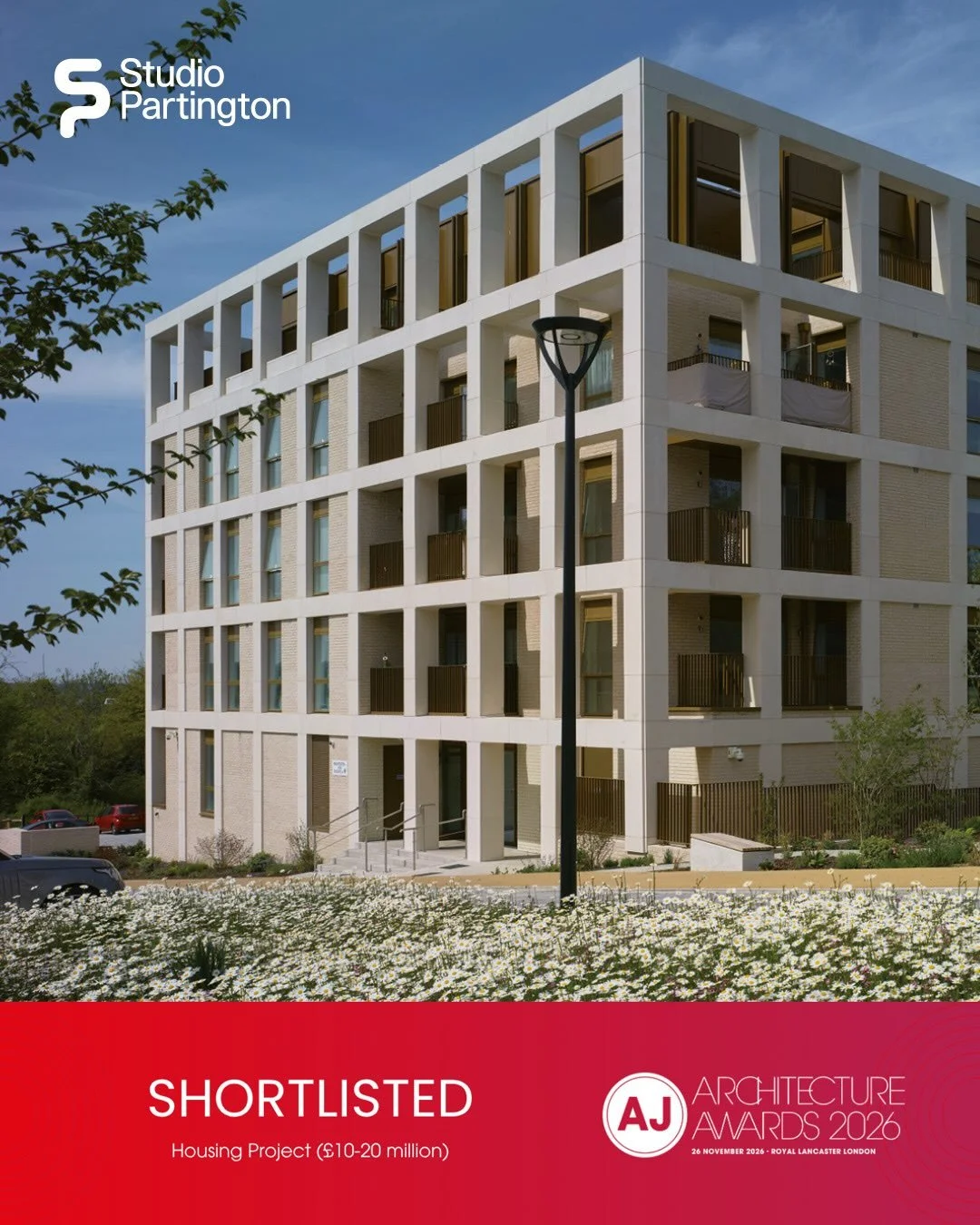 Exciting news!! Mountbatten View is a finalist in AJ Architecture wards, alongside Dacorum Borough Council we are looking forward to welcoming the expert judges to Hemel Hempstead next week. 🌱

 Mountbatten View development offering 100 per cent soc